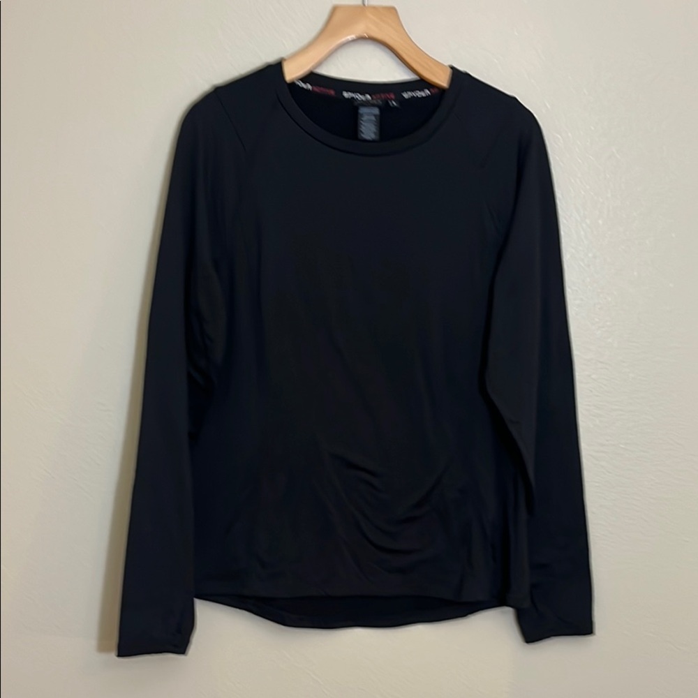Spyder Active Black Long Sleeve Top